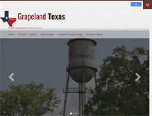 Tablet Screenshot of grapeland.net